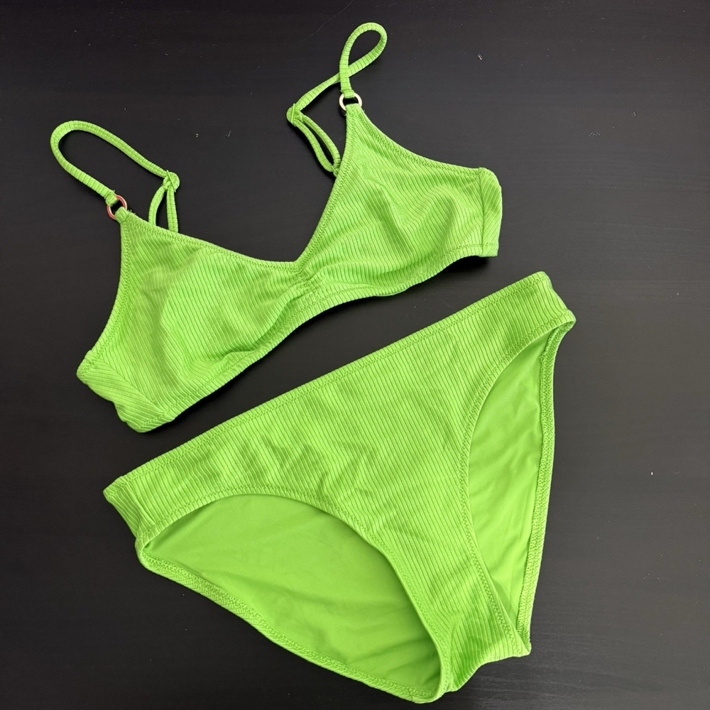 Aerie Lime Green Bikini Set
